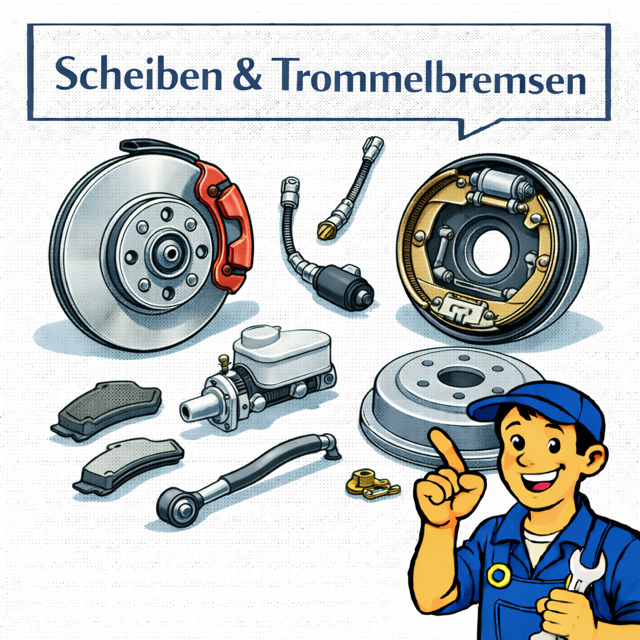 VW Beetle Brake System Parts