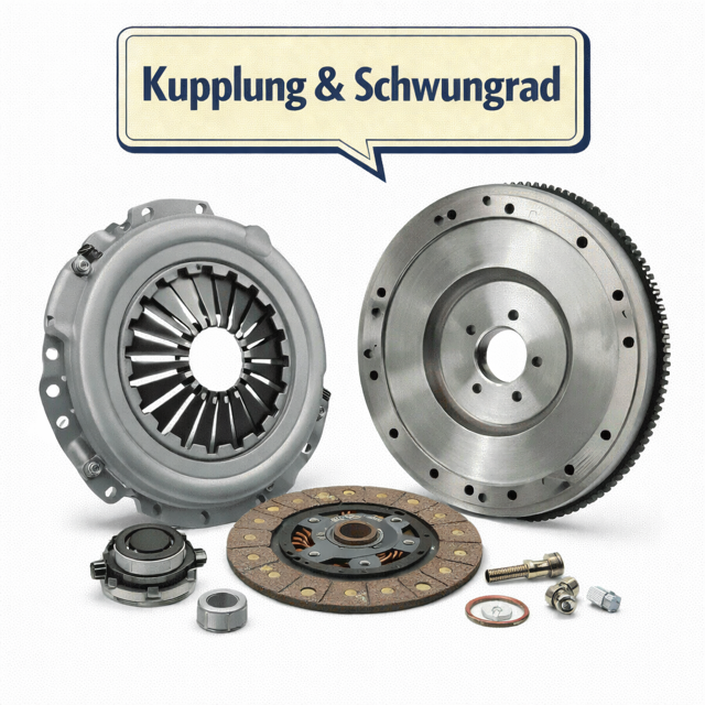 Kupplung & Schwungrad für den VW Bus T2 (Typ 1 & Typ 4 Motoren)