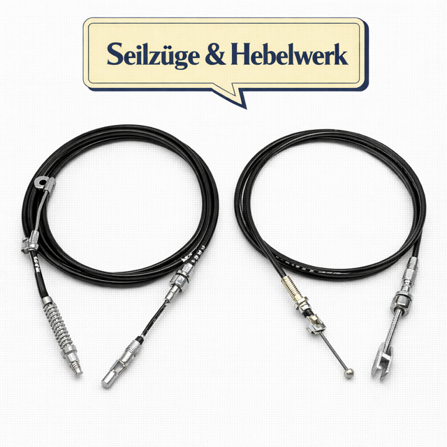 Seilzüge & Hebelwerk VW Bus T1 Kupplungsseilzug Gaszug Heizung