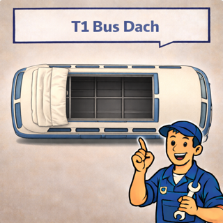 VW Bus T1 Dachblech & Regenrinne kaufen | T1 Bulli Dach