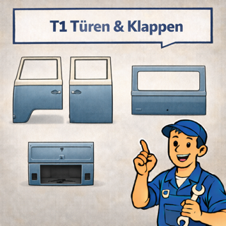VW Bus T1 Türen & Klappen kaufen | Heckklappe & Seitentür