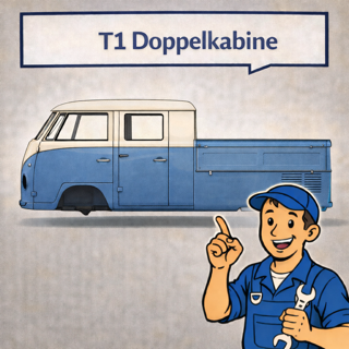 VW Bus T1 Doppelkabine Blechteile | Doka Reparaturbleche