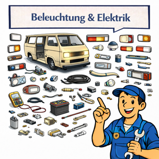 VW Bus T3 Elektrik, Beleuchtung & Instrumente | Online-Shop