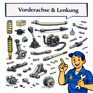 VW Bus T3 Vorderachse & Lenkung | Fahrwerksteile & Lager