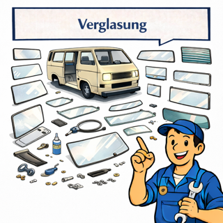 VW Bus T3 Scheiben & Verglasung | Frontscheibe, Seitenfenster & Isoglas