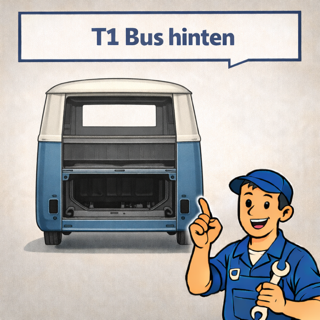 T1 Blechteile hinten kaufen | Heckblech & Motorraum