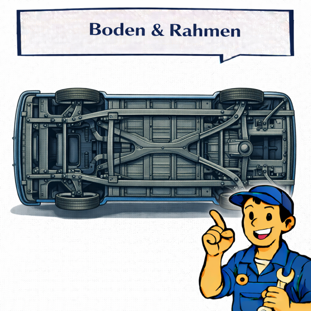 VW Bus T2 Floor Panels & Chassis Parts | Repair Sheets
