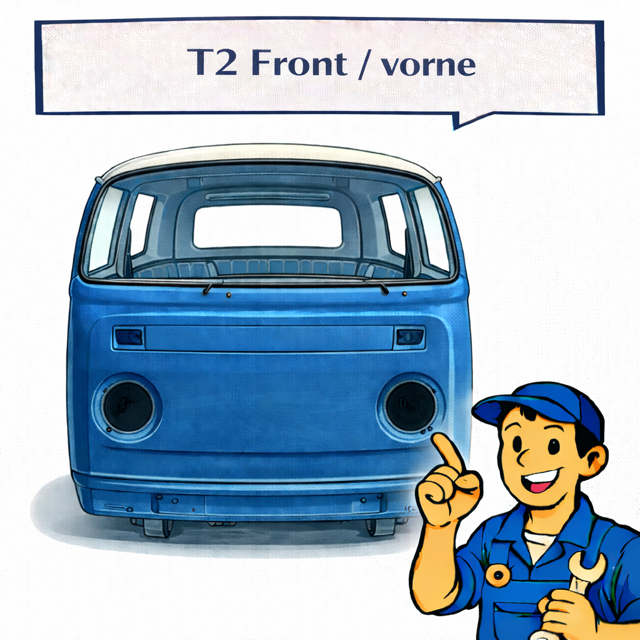 Sheet Metal Parts Front VW Bus T2 Baywindow Bus