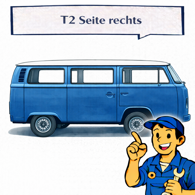 VW Bus T2 Body Panels Right Side / Offside