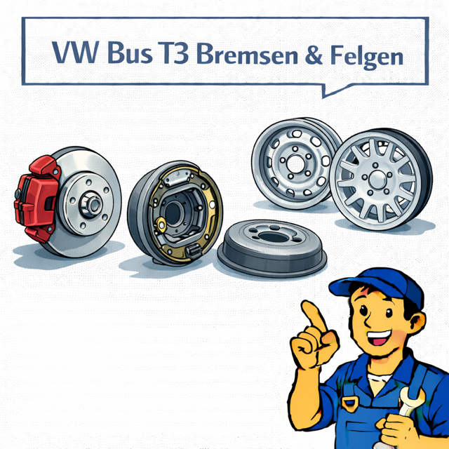VW Bus T3 Bremsen & Felgen (1979–1992) | Shop für Bulli-Teile