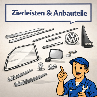 VW Golf 1 Trim, Bumpers & Attachments | Chrome & Black