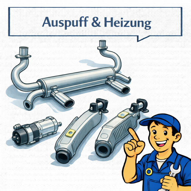 VW Beetle Exhaust & Heating Parts