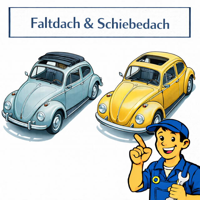 VW Beetle Sunroof & Ragtop Spare Parts