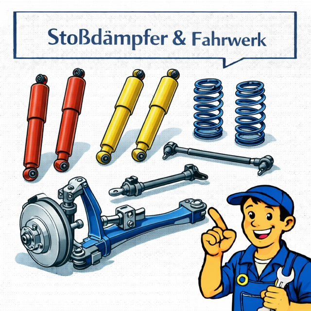 VW Käfer Fahrwerk & Stoßdämpfer