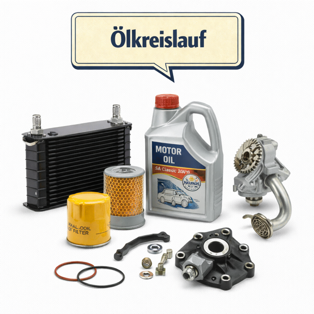 Ölsystem VW Bus T1 | Ölpumpen, Ölkühler & Filter Typ 1