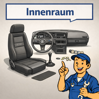 VW Golf 1 Innenausstatttung Interieur Teile & Sitze | Armaturenbrett, Türpappen, Teppich