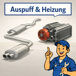 Golf 1 Auspuff & Heizung Ersatzteile