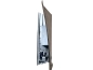 Preview: A-Säule unten rechts mit Gewindeplatte (4 Türschrauben) TOP QUALITÄT VW Käfer Brezel Ovali Rechteckkäfer 1952-1962 ca. 37 cm hoch vergl. 111805352H DKB