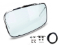 Preview: Typ11 1965-1971 & 8.77-1990 Beetle Chrome rear  Pop-out Safari Window Frame Kit