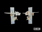 Preview: Ruecklicht-Halter Heart-Design einfachfaedig, VW Zwitter & Ovali Kaefer 1952-55, 111945161+62B DKB