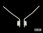 Preview: Spiegelarm-Set, fruehe Ausfuehrung, Barndoor Bus, Paar, 211857527A DKB