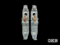 Preview: Ruecklicht-Halter einfachfaedig, VW Brezel Kaefer bis 1952, 111945161+62A DKB