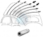 Preview: Headliner bow covers (14 pieces) Bus