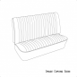 Preview: seat cover rear seat grea vw bus t2