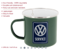 Preview: VW T1 Bulli Bus EMAILLE TASSE 500ml IN GESCHENKBOX - VW SERVICE/PETROL