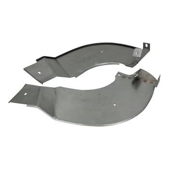 Bumper splashpans - pair T2 Bus 8.1971 until 7.1972