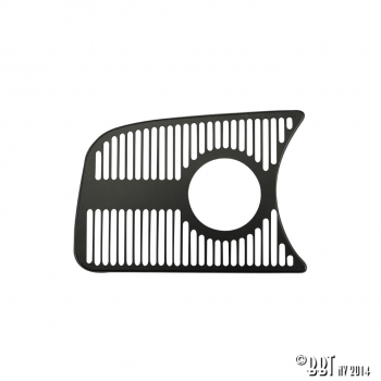Dashgrill-gauge-holder-left-1-hole-52mm-black-VW-Käfer-