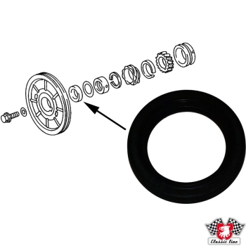Oil-seal-for-crankshaft/pulley-VW-Bus-T3-025105247