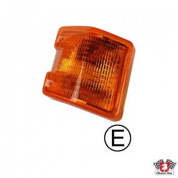 Indicator-lens-front-yellow-with-E-mark-left-VW-Bus-T3-251953055