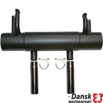 Schalldämpfer-hinten-Sport-sound-poliert-Porsche 912-PO-92105