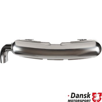 Schalldämpfer-Sport-84-mm-Endrohr-Wärmetauscher-Umbau-poliert-Porsche 911-92.512S