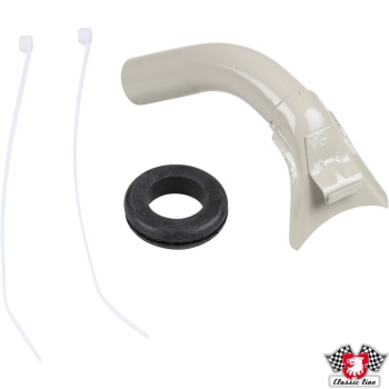 Defrosting-nozzle-with-rubber-ring-and-clamp-rear-left-Porsche 911-90157204122