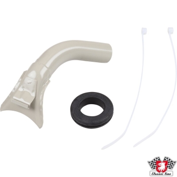 Defrosting-nozzle-with-rubber-ring-and-clamp-rear-right-Porsche 911-90157204222