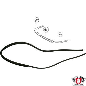 Abdichtung-für-Stossstange-vorne-Porsche 911-90150509120