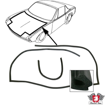 Haubendichtung-Porsche 914-91451190110