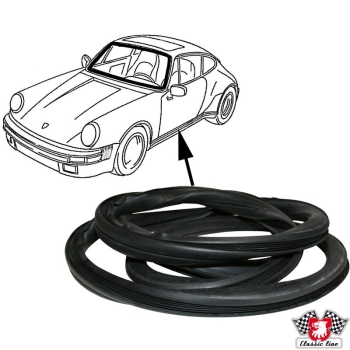Dichtung-für-Windschutzscheibemit-Nut-Porsche 911-91154122500