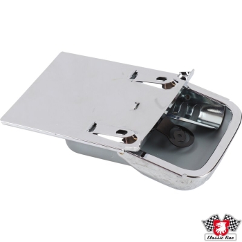 Aschenbecher-mit-Montierblech-Chrom-Porsche 356-64455206101