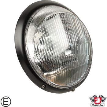 Scheinwerfer-mit-schwarzem-Ring-mit-E-Marke-Porsche 911-91163111302