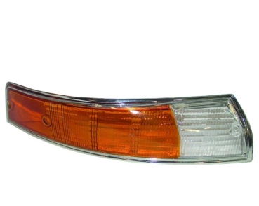 Blinkerglas-mit-Chromring-EU-Version-orange/klar-mit-E-Marke-vorne-rechts-Porsche 911-91163192203