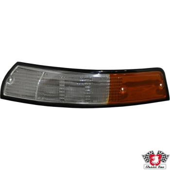 Blinkerglas-mit-schwarzem-Rand-US-Version-klar/orange-mit-E-Marke-vorne-links-Porsche 911-91163194700