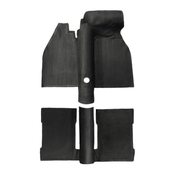 Rubber floor mat set (2-part) Beetle 8.1972 and later (LHD)