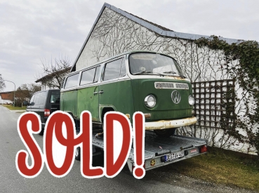 VW Bus T2 1972 Original Lack Ulmengrün zum restaurieren zu verkaufen USA Import solide Basis T2ab Typ4 Motor