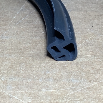 Door seal front/rear left/right (4 pcs. required) Porsche 356 1.1-1.6 Porsche ref no. 64453191122