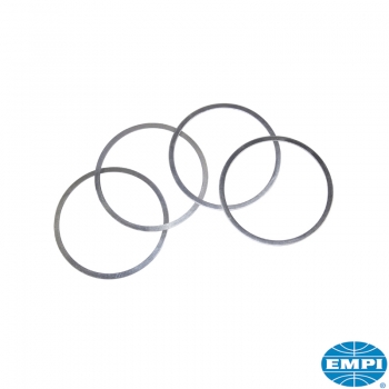 Zylinder-Unterlegringe Typ 1 Motor VW Käfer Bus T1 T2 Unterlegringe Distanzscheiben Kolbenrückstand Typ1 0.77 mm für Kolben/Zylinder 77-88mm ID= 90mm