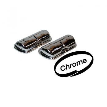 Ventildeckel-Chrom-Paar-ohne-Clips--Clips-JP-Nr--8112000116-mitverwenden-VW-Käfer-AC101401