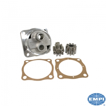 Oil-pump-for-flat-cam-gear-complete-heavy-duty-8-mm-mounting-26-mm-gears-with-gaskets-Schadek-VW-Käfer-98-1122-B
